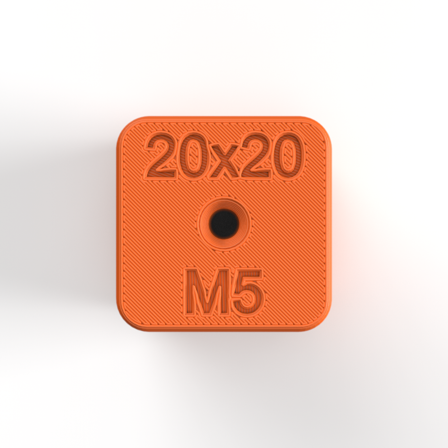 20x20 Aluminum Profile Tap Guide Fixture - M5