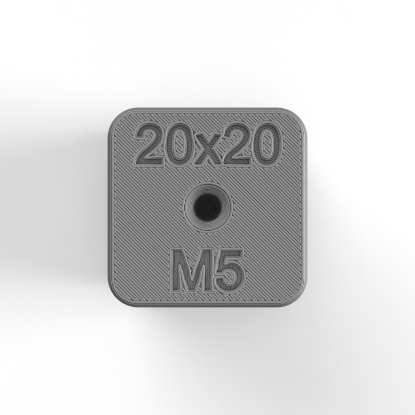 20x20 Aluminum Profile Tap Guide Fixture - M5