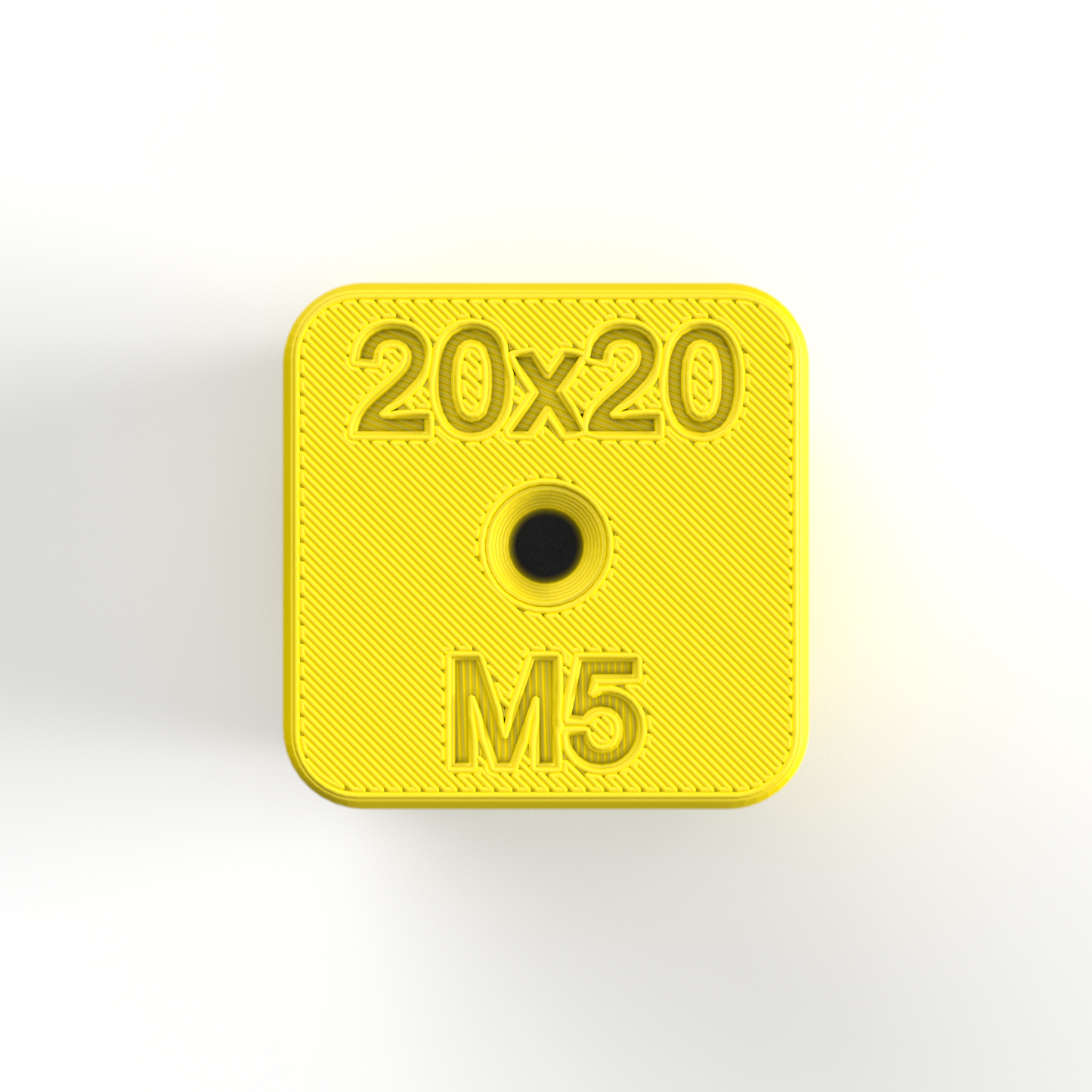 20x20 Aluminum Profile Tap Guide Fixture - M5