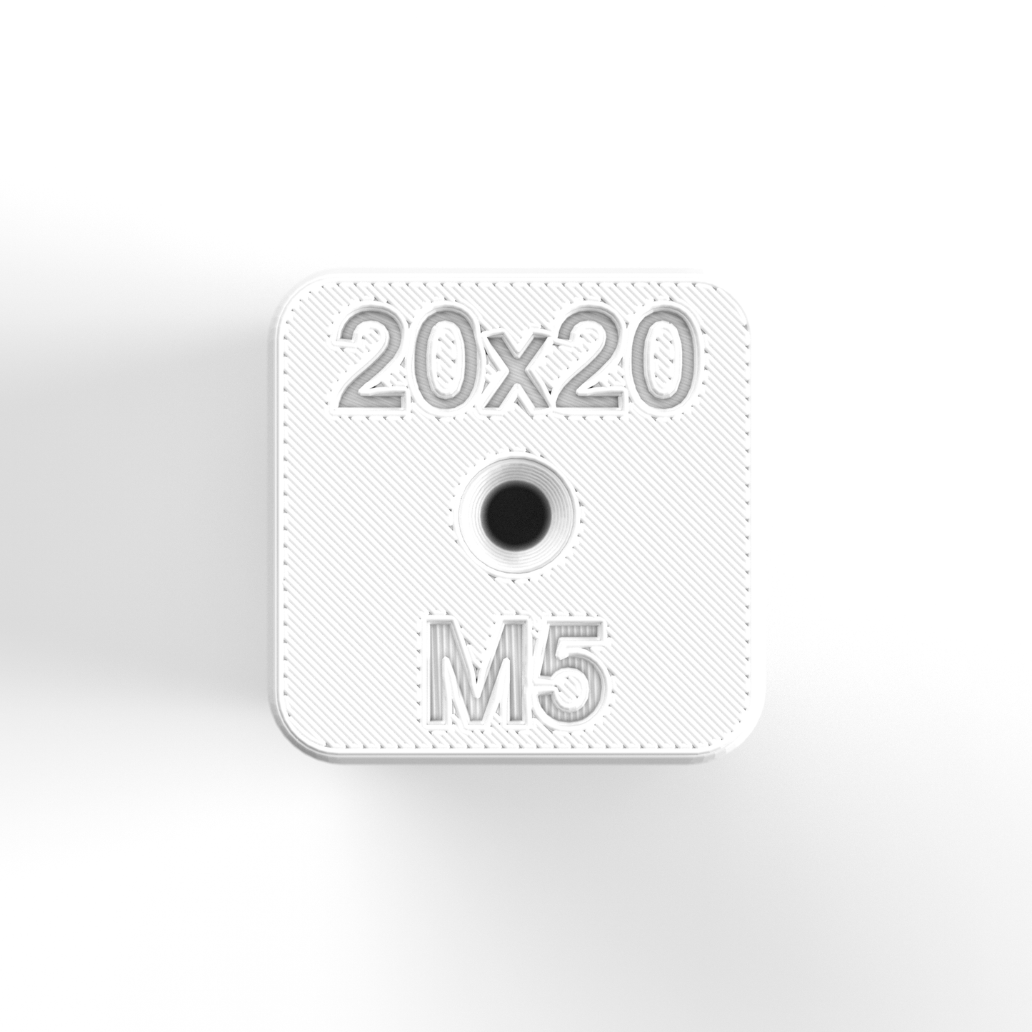 20x20 Aluminum Profile Tap Guide Fixture - M5