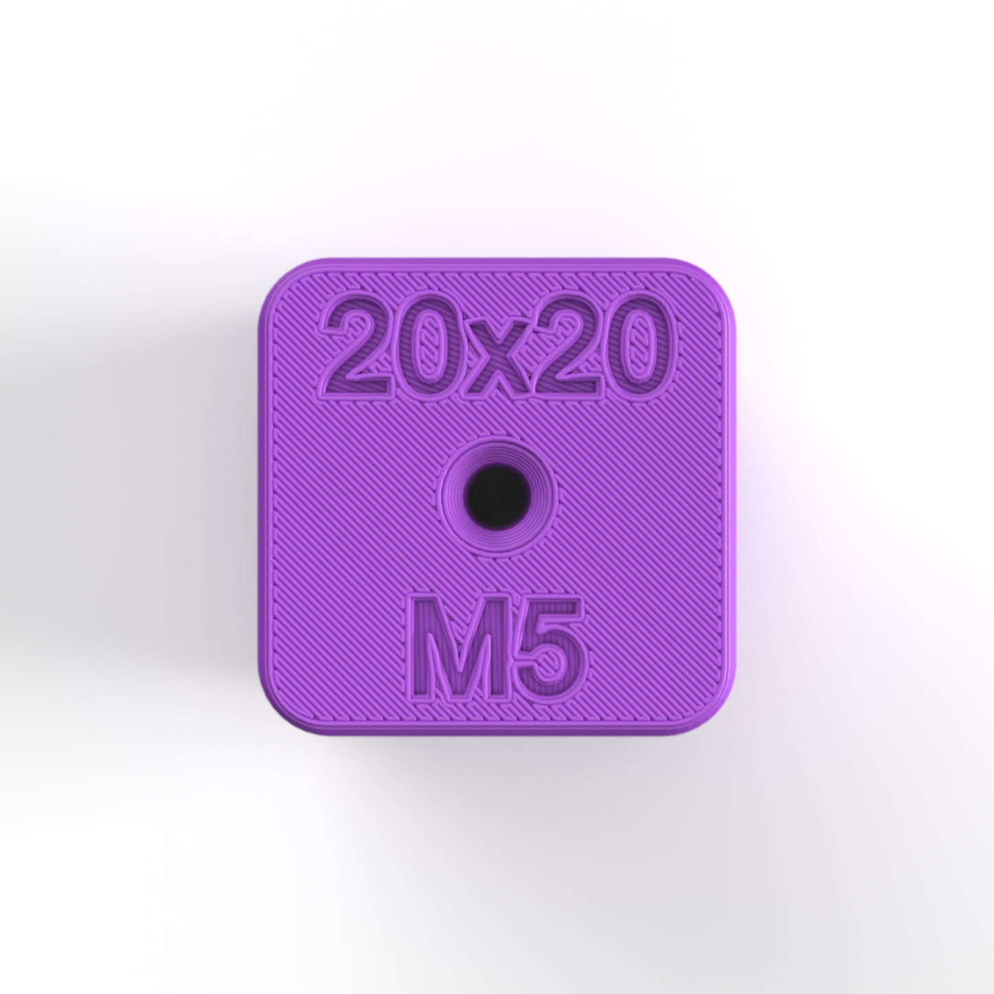 20x20 Aluminum Profile Tap Guide Fixture - M5