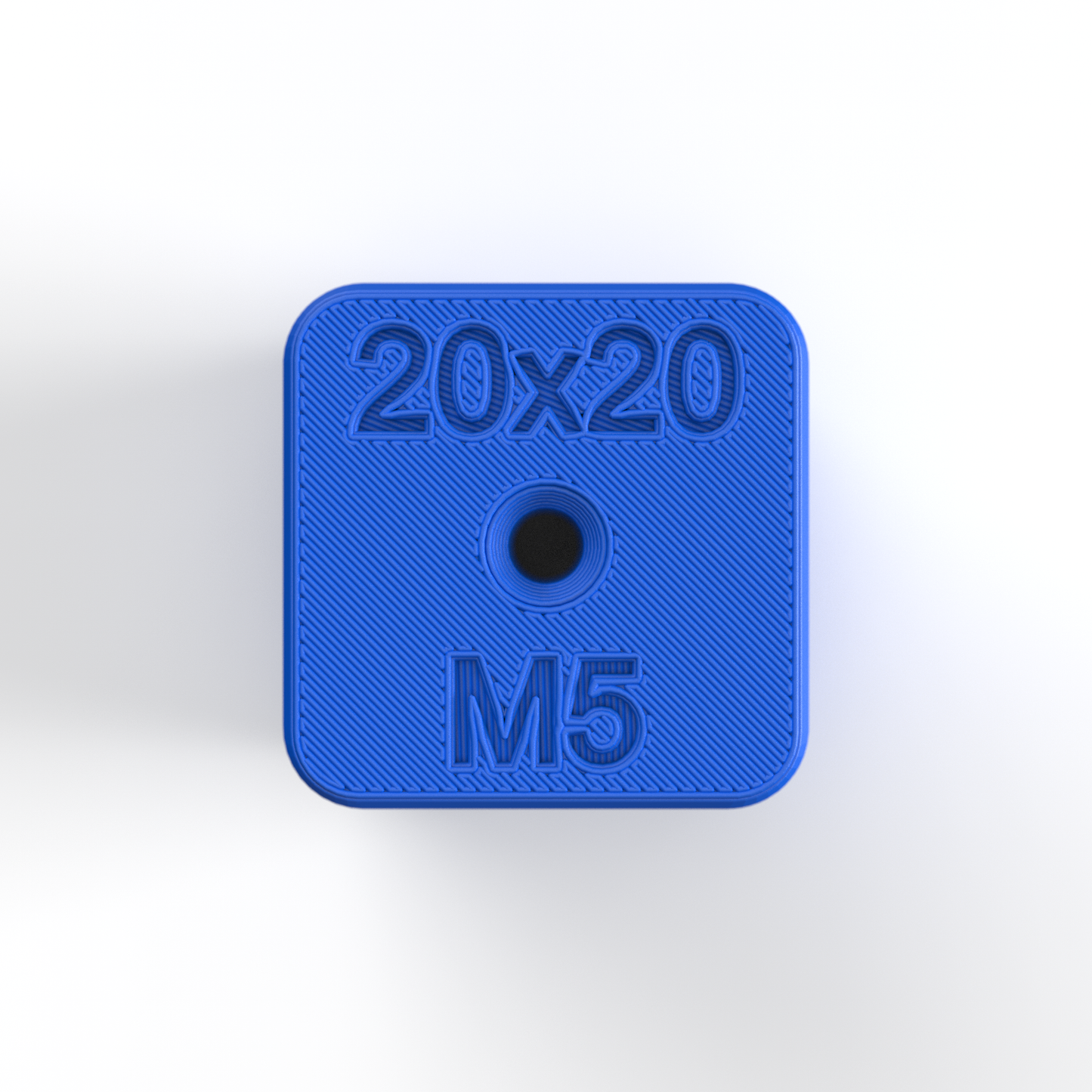 20x20 Aluminum Profile Tap Guide Fixture - M5