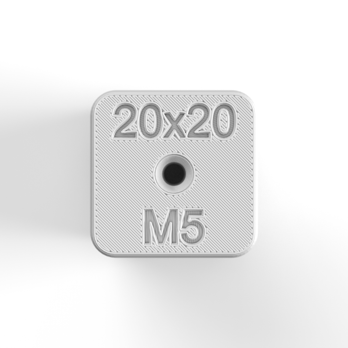 20x20 Aluminum Profile Tap Guide Fixture - M5