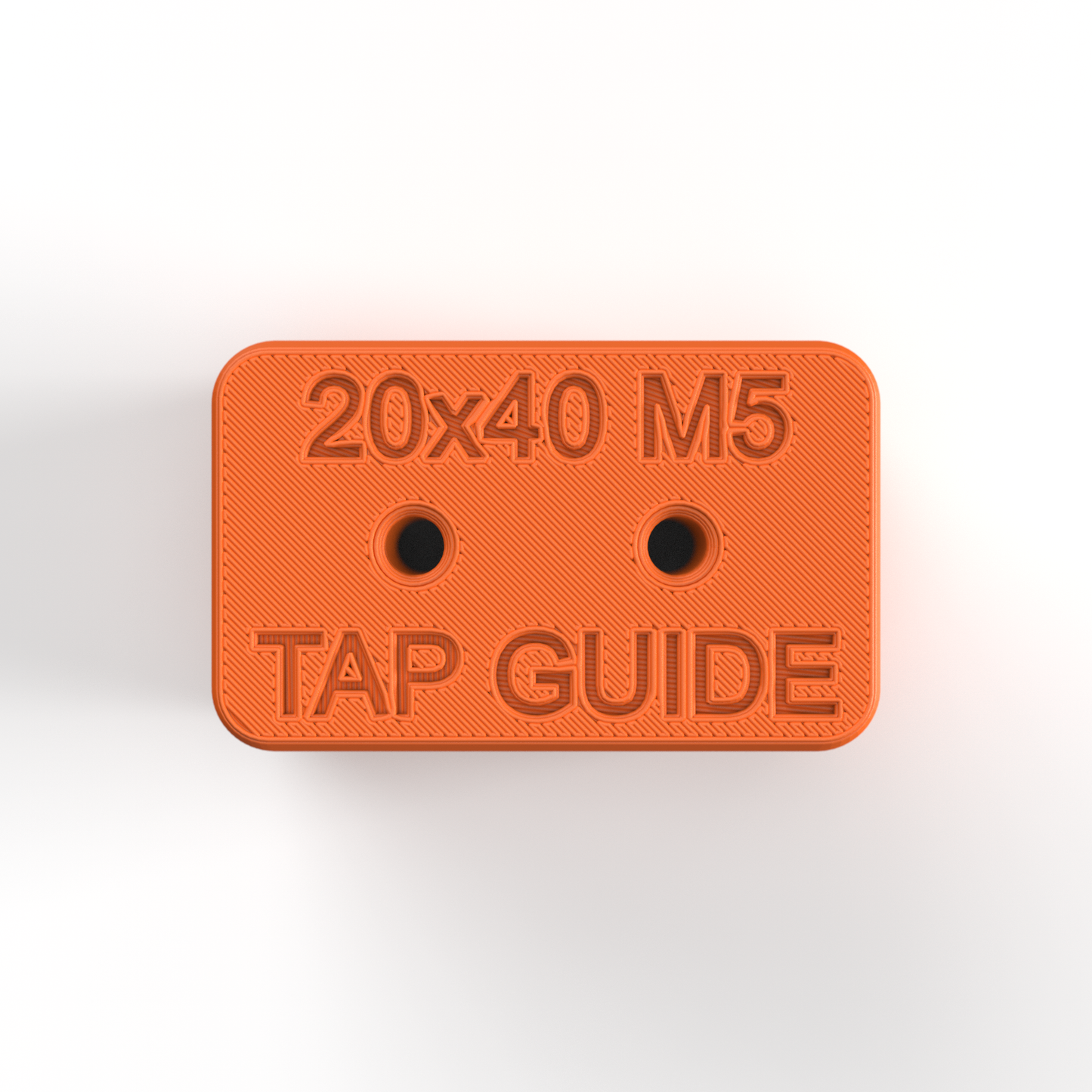 20x40 Aluminum Profile Tap Guide Fixture - M5