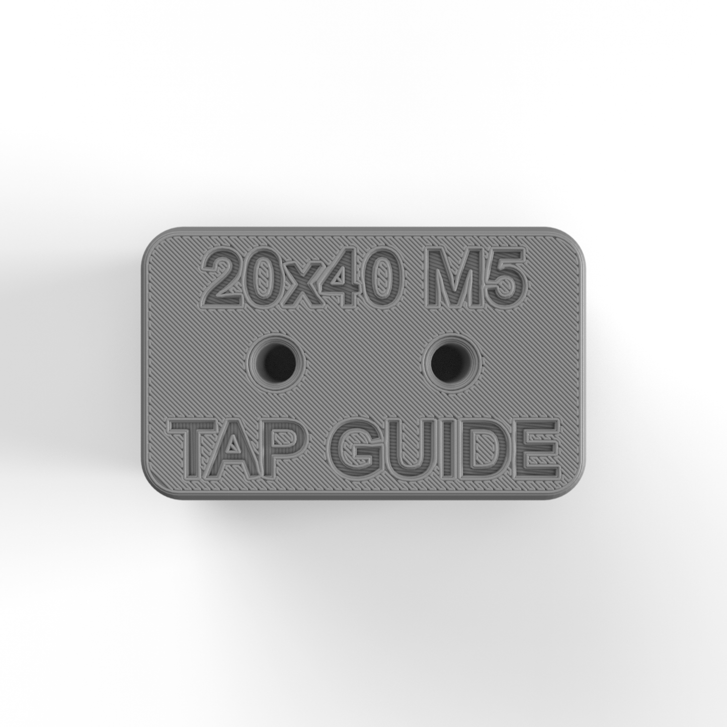 20x40 Aluminum Profile Tap Guide Fixture - M5
