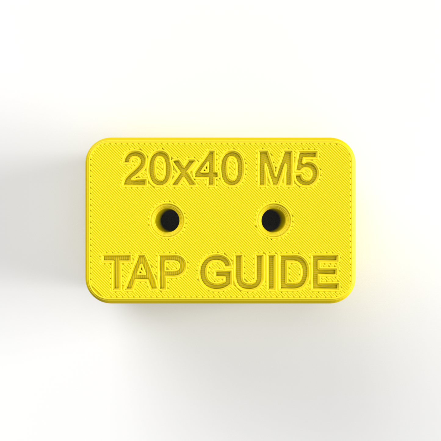 20x40 Aluminum Profile Tap Guide Fixture - M5