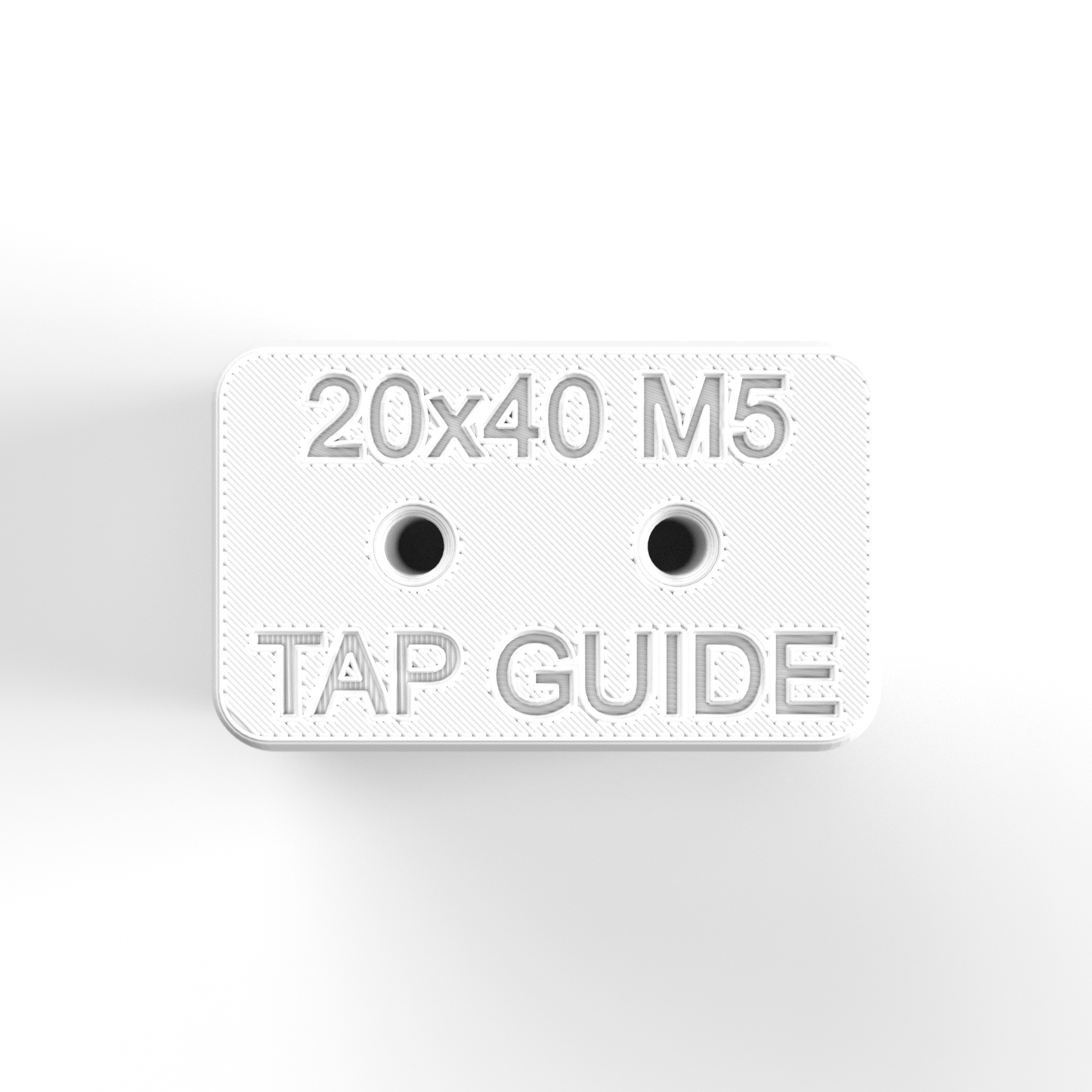 20x40 Aluminum Profile Tap Guide Fixture - M5