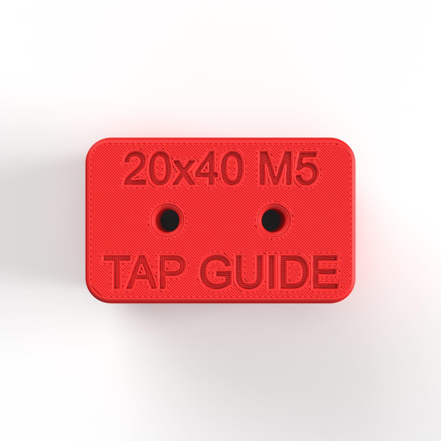 20x40 Aluminum Profile Tap Guide Fixture - M5