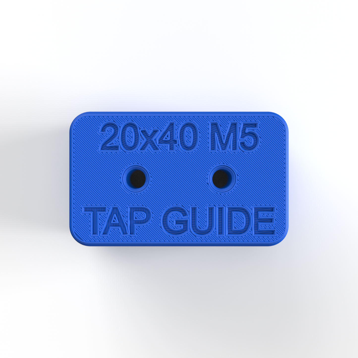 20x40 Aluminum Profile Tap Guide Fixture - M5