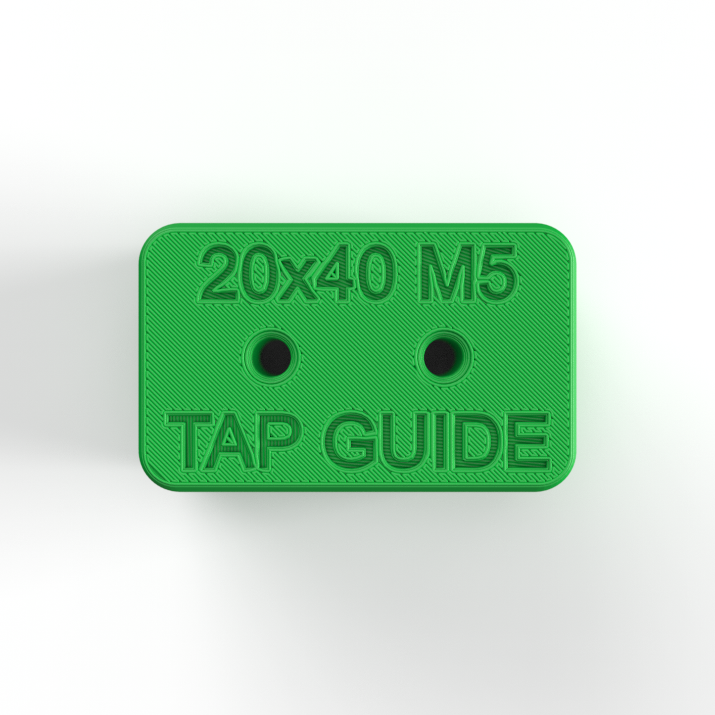 20x40 Aluminum Profile Tap Guide Fixture - M5