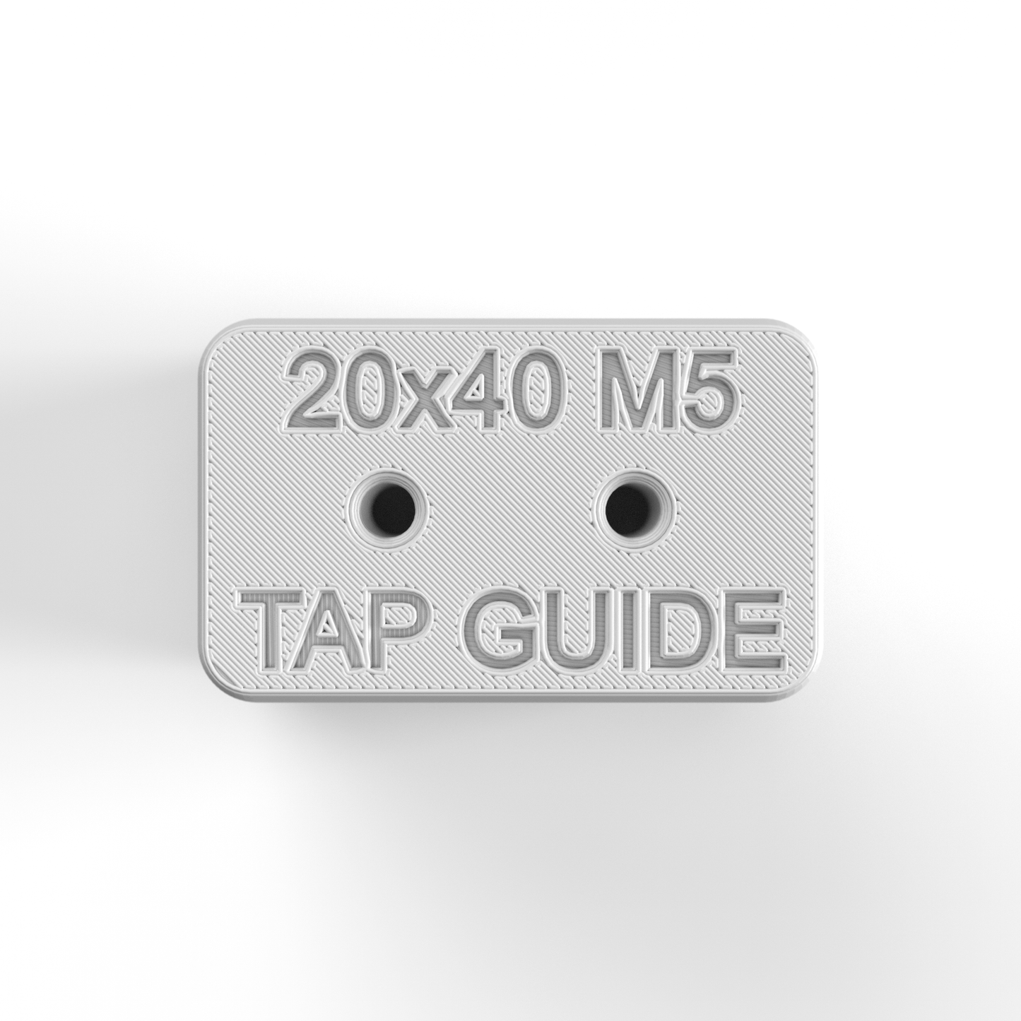 20x40 Aluminum Profile Tap Guide Fixture - M5