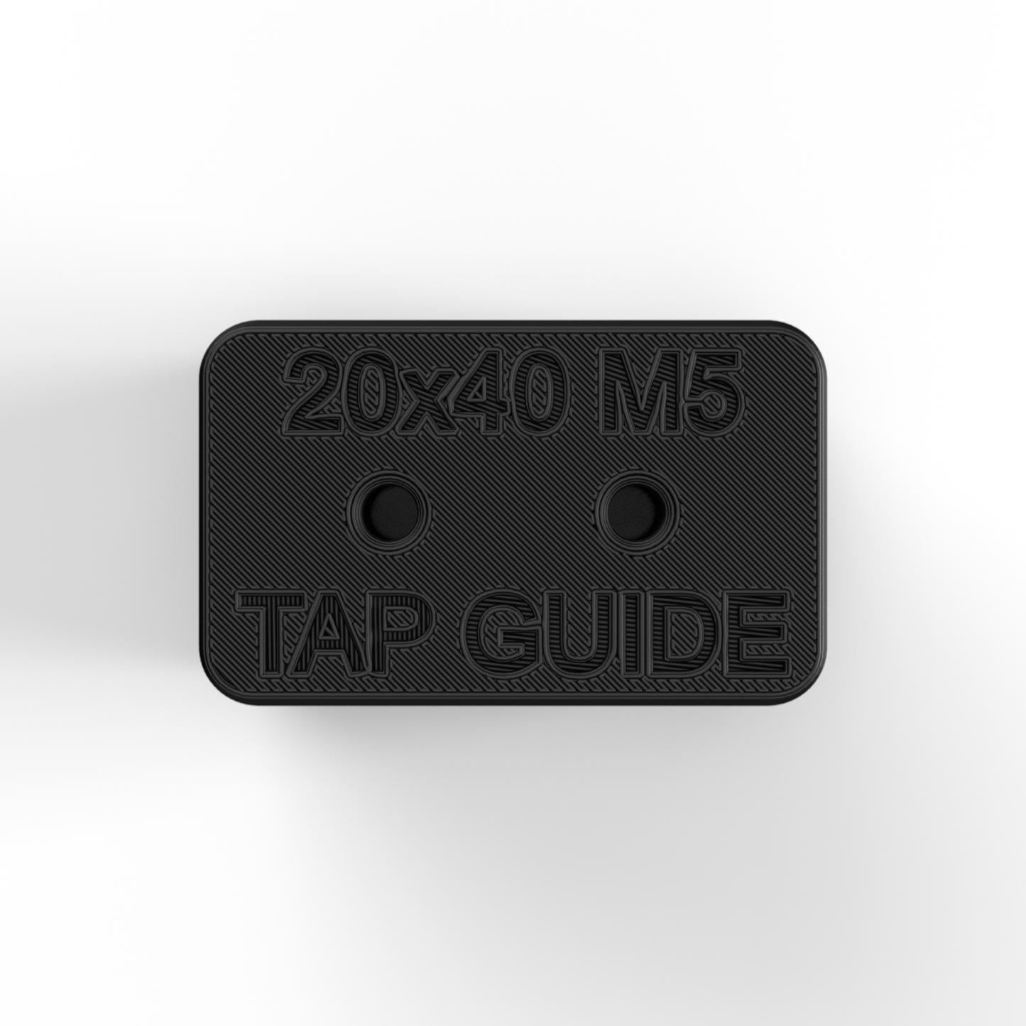 20x40 Aluminum Profile Tap Guide Fixture - M5