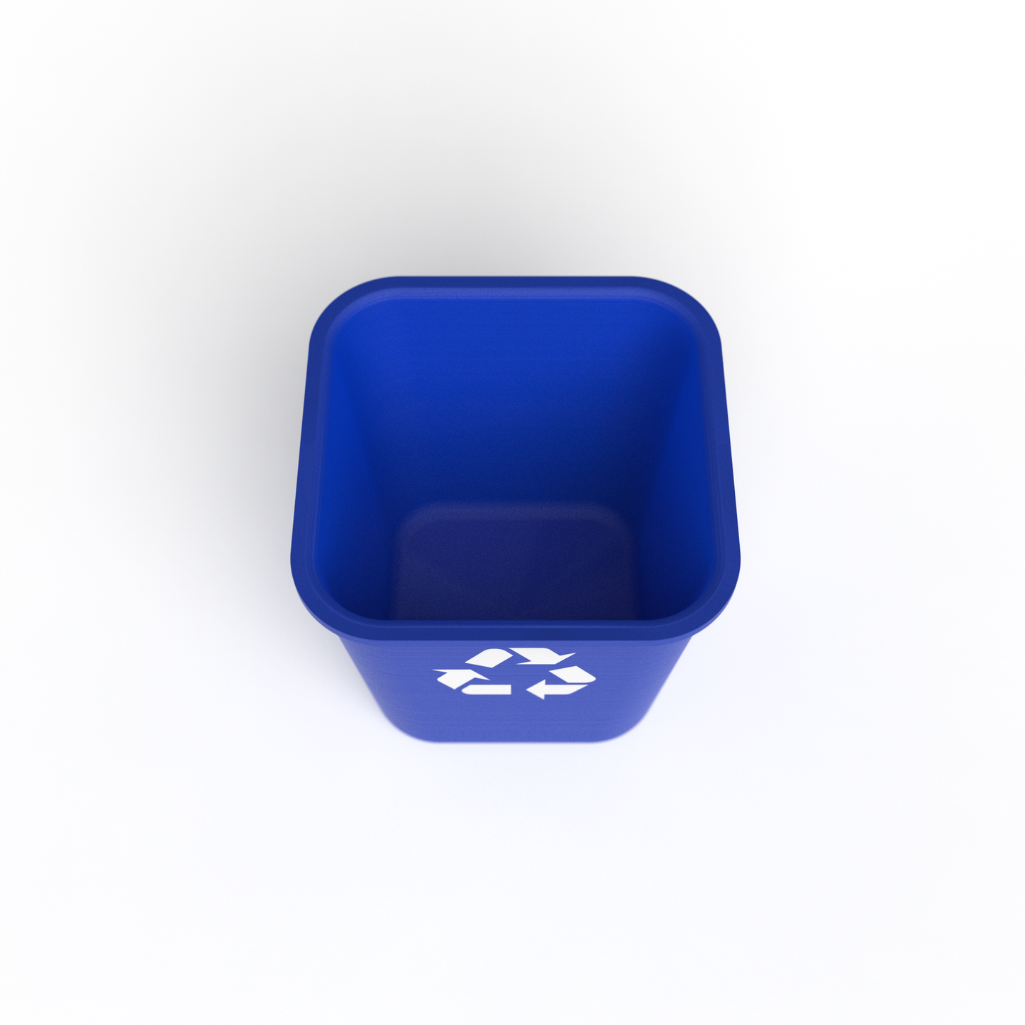 EcoQueue ถังรีไซเคิลกระดาษสำหรับโต๊ะทำงานและเคาน์เตอร์จัดคิว