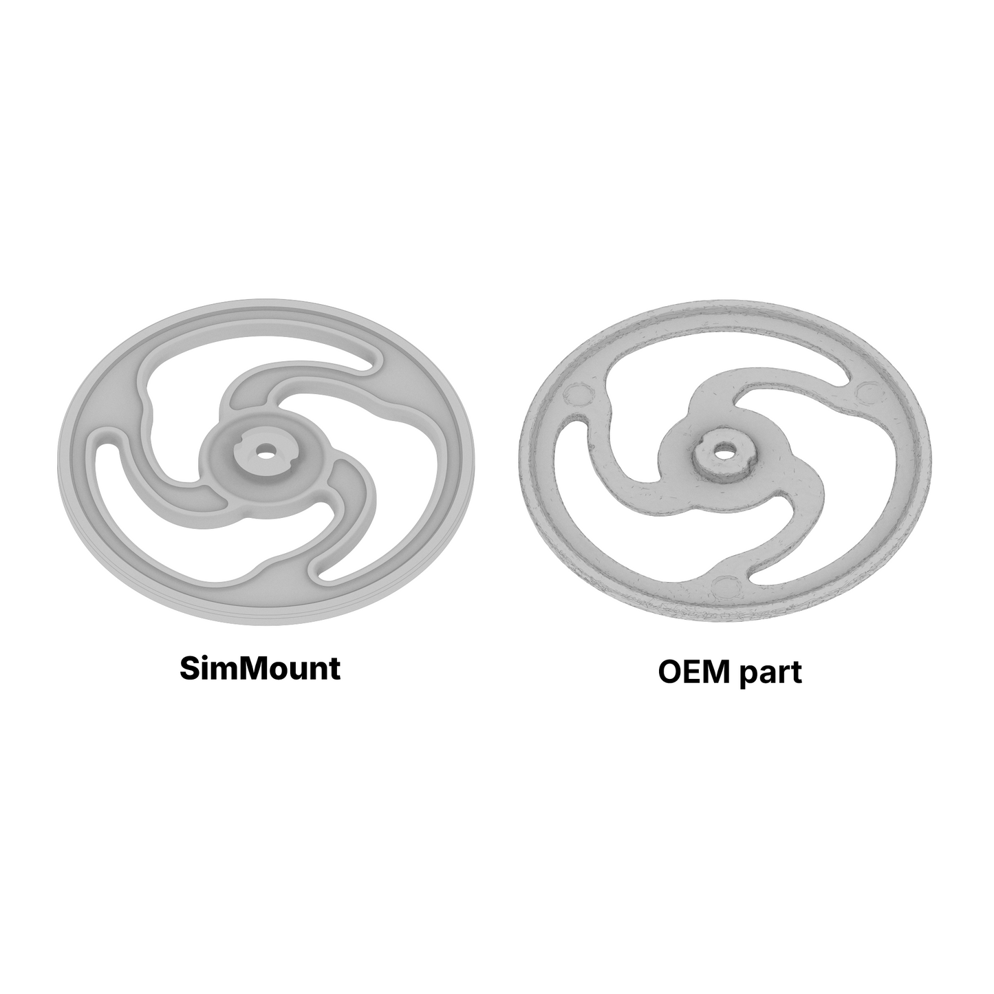 SimMount Nylon Vibration Disc Replacement Kit for Bass Shakers