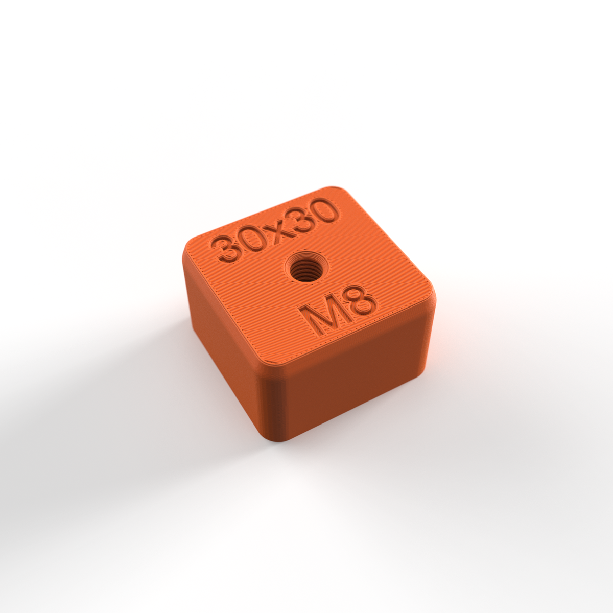 ฟิกซ์เจอร์ช่วยต๊าปเกลียว อลูมิเนียมโปรไฟล์ 30x30 - M8