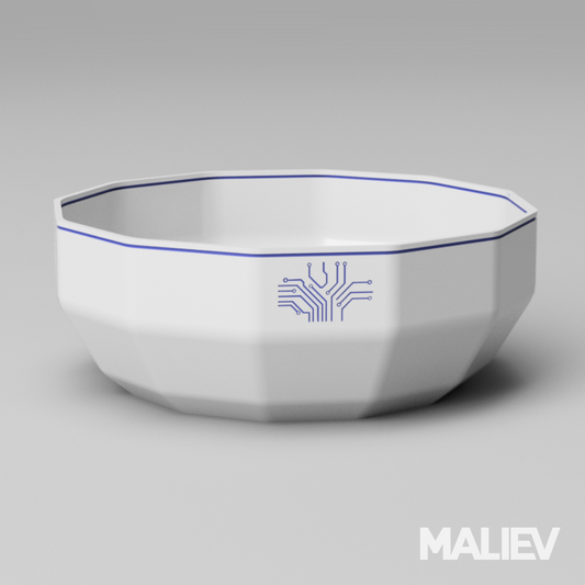 Cyberpunk Sci-Fi Futuristic Bowl (3D Model files)