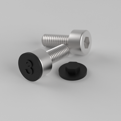 DIN912/ISO 4762 Hex Socket Screw Head Covers - Polypropylene