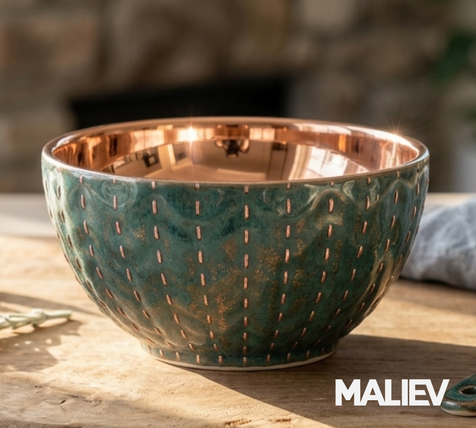 Wavy Stitched Pattern Bowl (3D Model files)