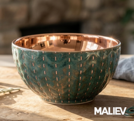 Wavy Stitched Pattern Bowl (3D Model files)